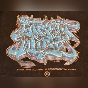 Streetwise Black Graphic Tshirt Size 3XL